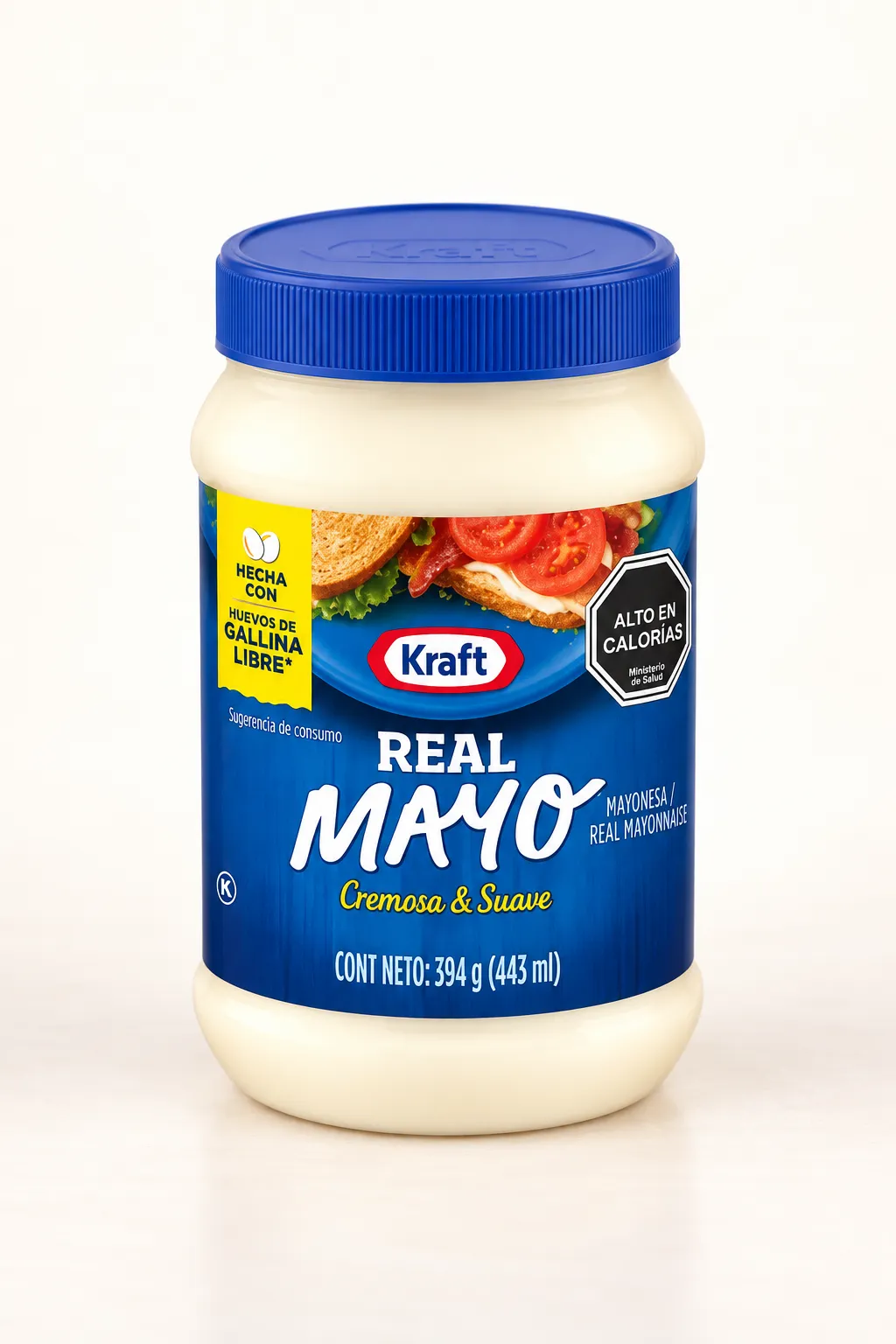 Mayonesa Kraft Real Mayo Regular Frasco 394 g