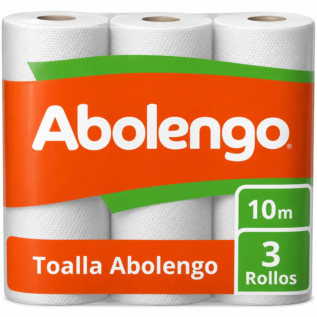 Toalla de Papel Abolengo Doble Hoja 10 m 3 un.